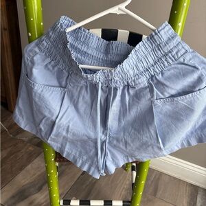 Aerie High Waist Light Blue Shorts